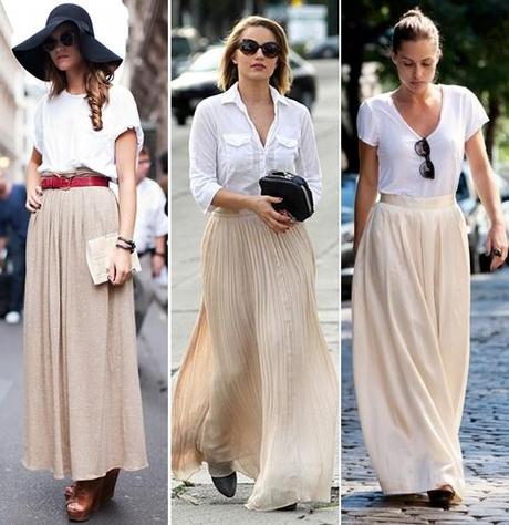 Long skirt trend