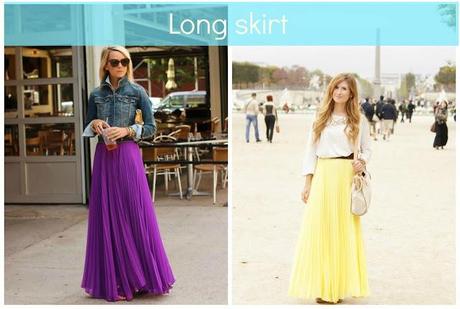 Long skirt trend