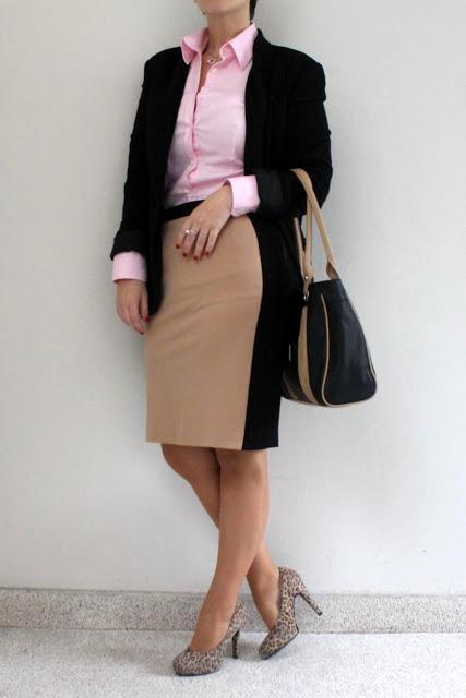 MIs Looks:  La falda bicolor