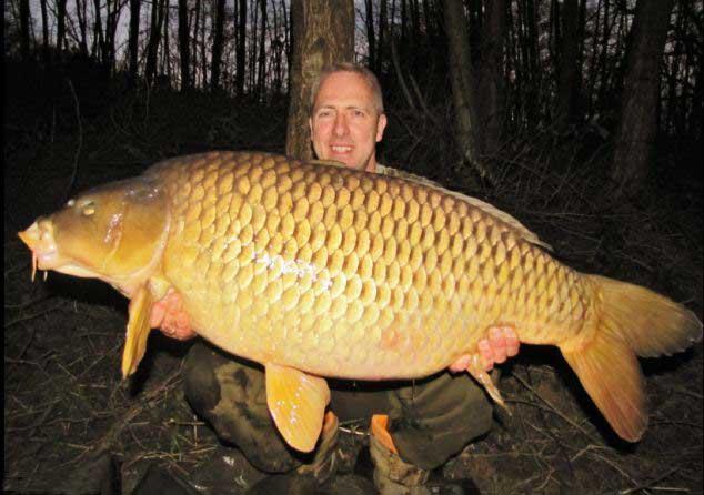 pesca carpa del doble de tamaño 14 años después