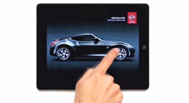 Anuncio antiarañazos de Nissan para iPad