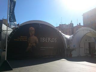 IBEROS, NUESTRA CIVILIZACIÓN ANTES DE ROMA - CARPA EN PLAZA DEL PILAR