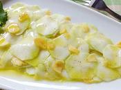 Carpaccio tallo brócoli (aprovechamiento)