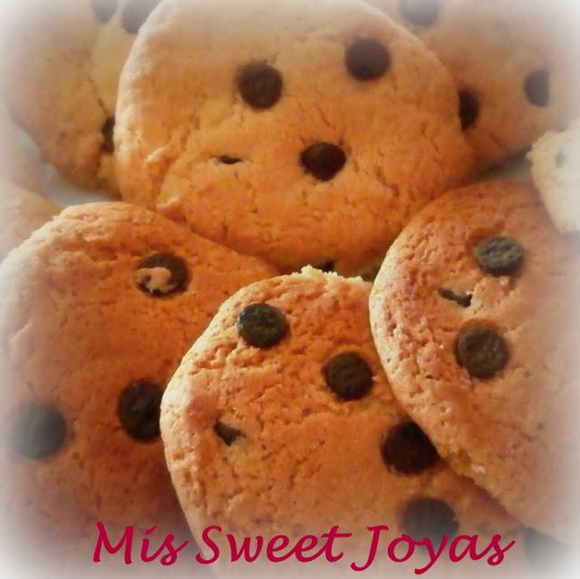Cookies con chips de chocolate