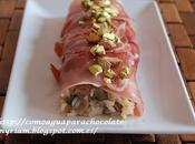 Canelones jamón arroz setas