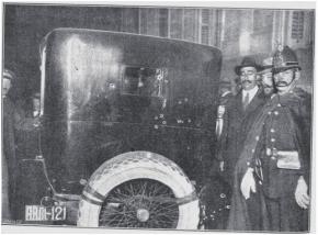 Coche de Eduardo Dato, en el que el Presidente fue asesinado a la altura de la Puerta de Alcalá