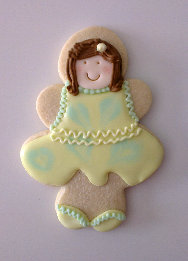 ♥ Galletas decoradas niñas y sirenas. Challenge yourself: Wet on wet