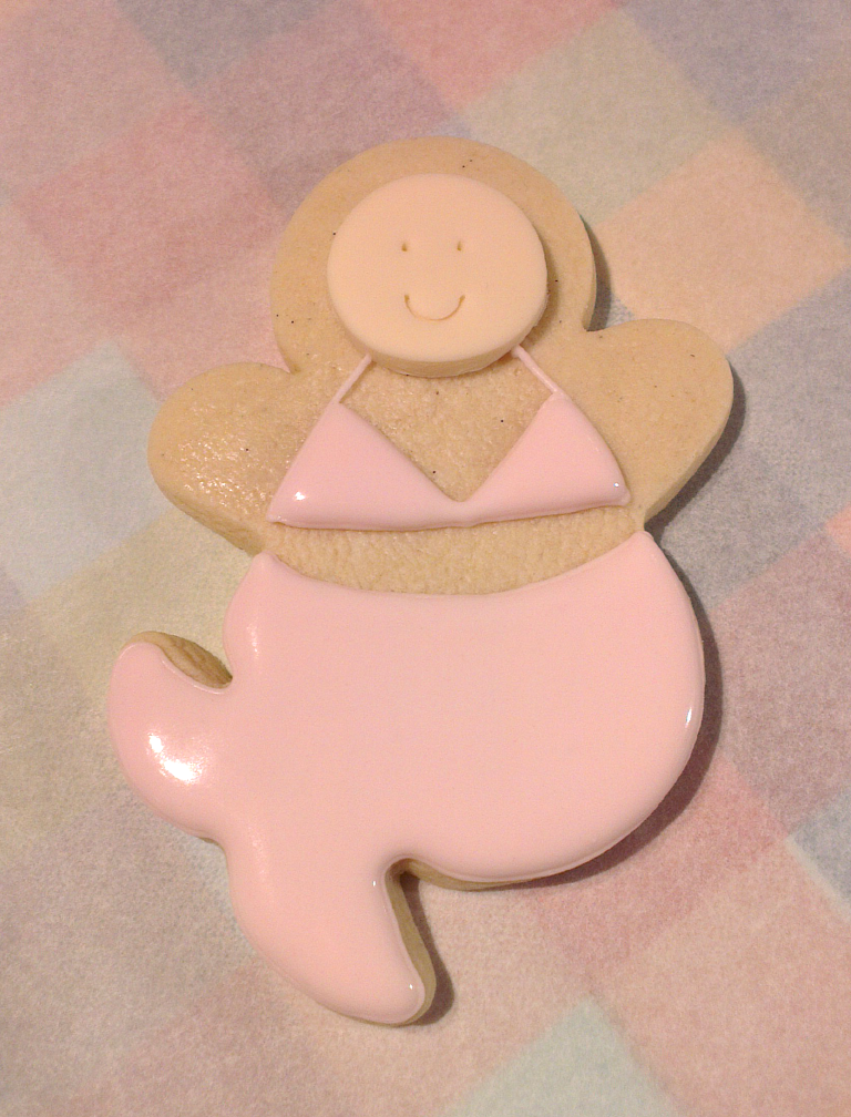 ♥ Galletas decoradas niñas y sirenas. Challenge yourself: Wet on wet