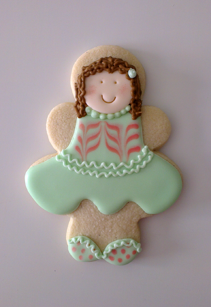 ♥ Galletas decoradas niñas y sirenas. Challenge yourself: Wet on wet