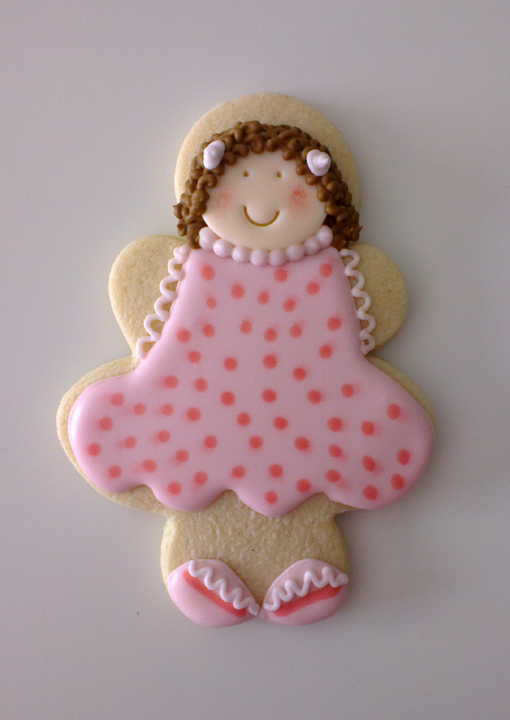 ♥ Galletas decoradas niñas y sirenas. Challenge yourself: Wet on wet