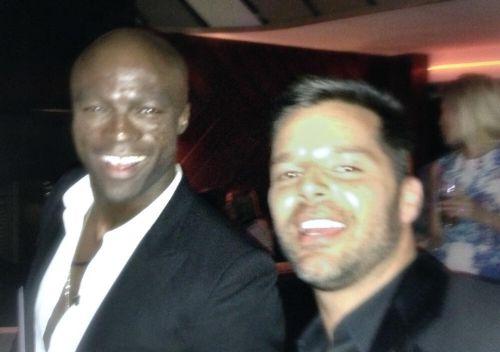 Ricky Martin de fiesta con Seal