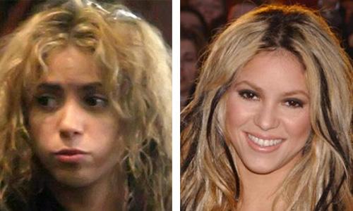 Celebrities con la cara lavada