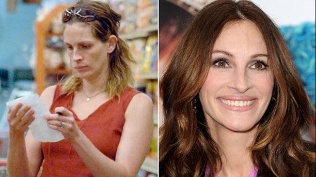 Celebrities con la cara lavada