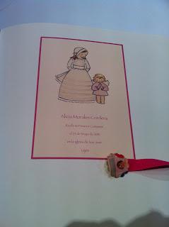 Album en tamaño 32x32 para las fotos de una Primera Comunión