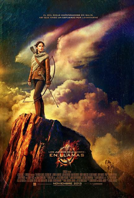 Póster en español de la película En llamas