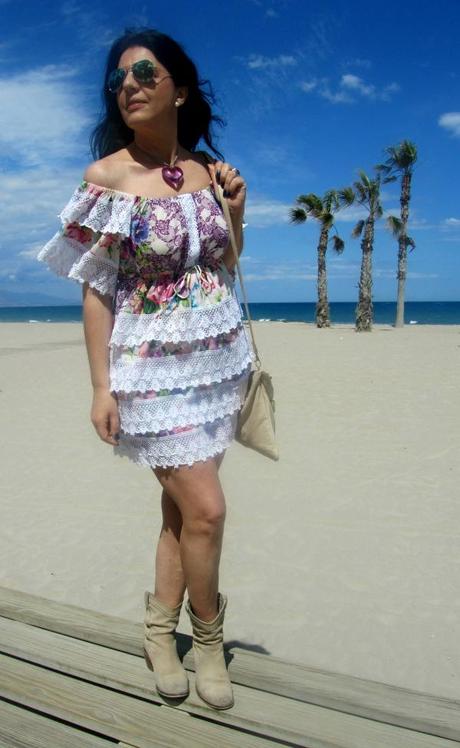 Precioso vestido estampado floral PrimSecret Precioso vestido estampado floral PrimSecret