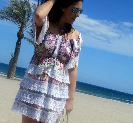 Precioso vestido estampado floral PrimSecret Precioso vestido estampado floral PrimSecret