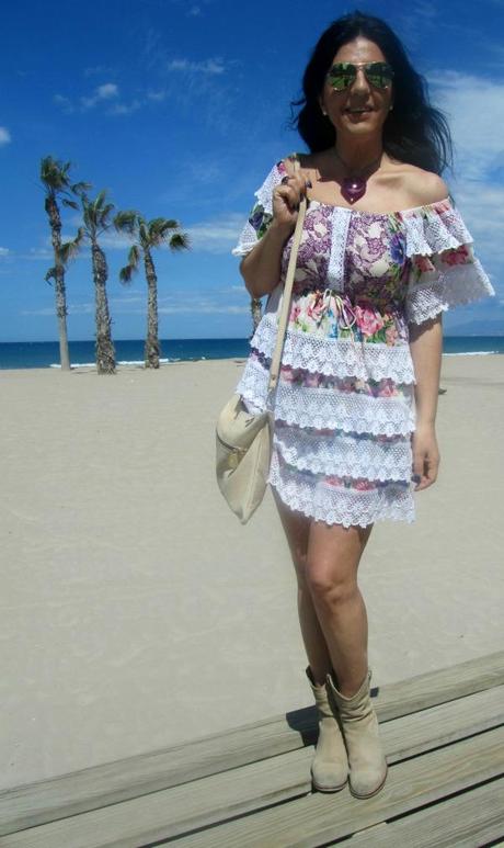 Precioso vestido estampado floral PrimSecret Precioso vestido estampado floral PrimSecret