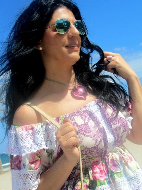 Precioso vestido estampado floral PrimSecret Precioso vestido estampado floral PrimSecret