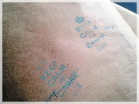 #Láminas6 Keep calm and stamp on