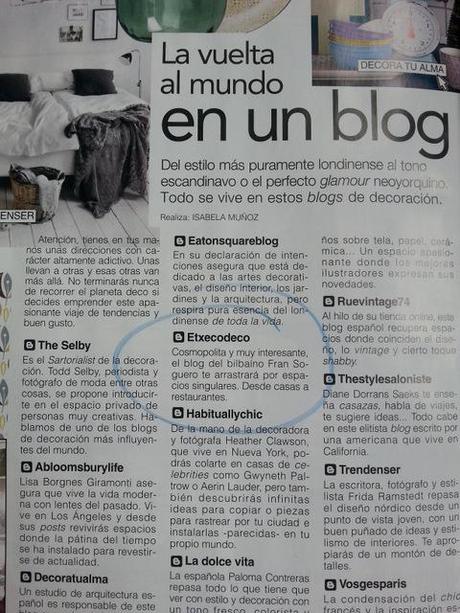 Etxekodeco en el Especial Decoración de la revista Telva