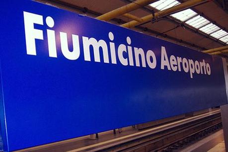 buenos días Roma - línea metropolitana FR1 tren aeropuerto Fiumicino