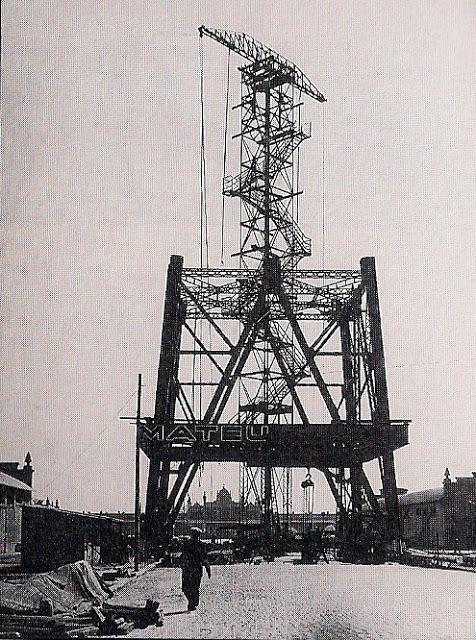 BARCELONA...EL TELEFÉRICO AÉREO DE LA BARCELONETA A MIRAMAR, 1930...22-05-2013...