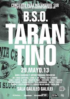 El pop independiente español homenajea a Tarantino en un concierto benéfico por Mozambique