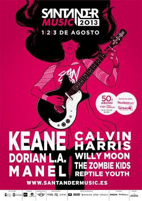 Santander Music Festival Incorpora a Manel, Calvin Harris, Willy Moon y Zombie Kids a su Cartel