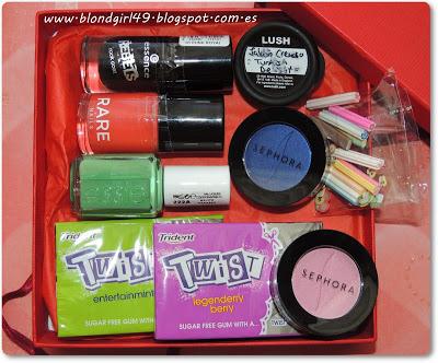 Regalos de cumple de parte de Claire