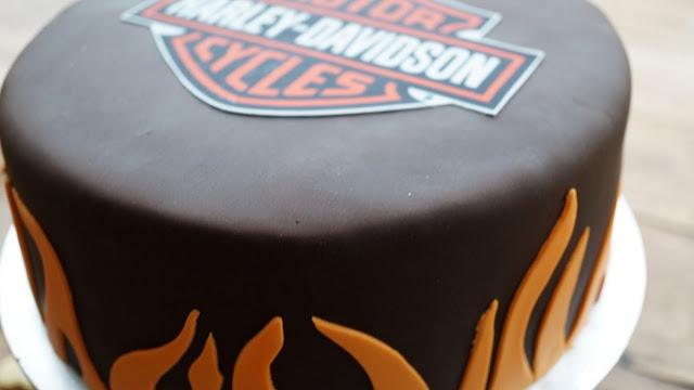 Tarta de Chocolate Harley-Davidson