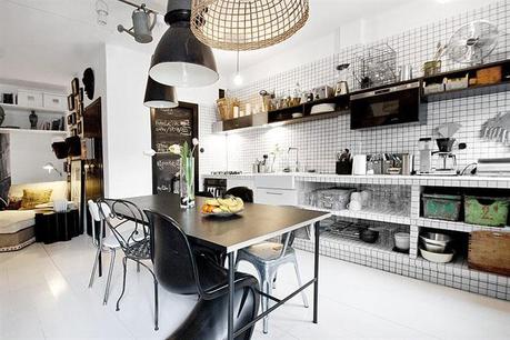 Apartamento en blanco y negro