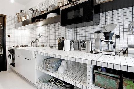 Apartamento en blanco y negro