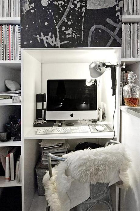 Apartamento en blanco y negro