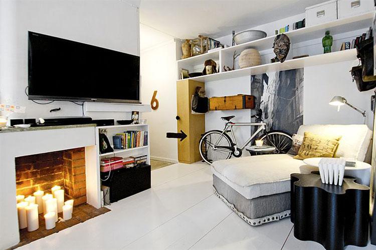 Apartamento en blanco y negro