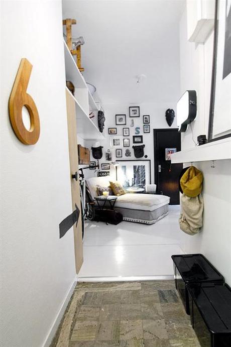 Apartamento en blanco y negro