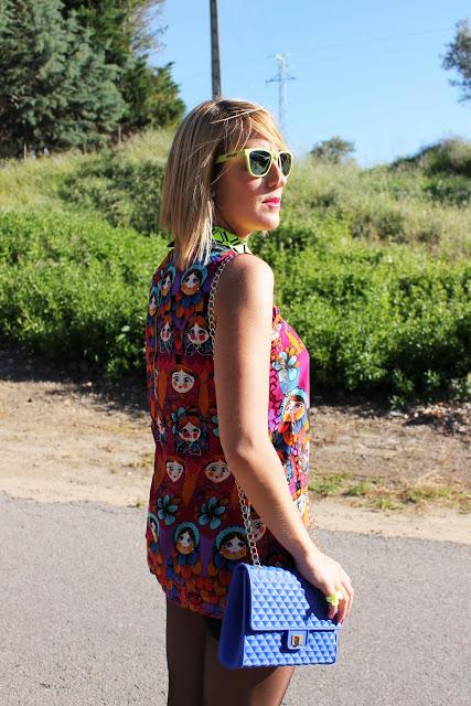 Blusa Matrioshka multicolor