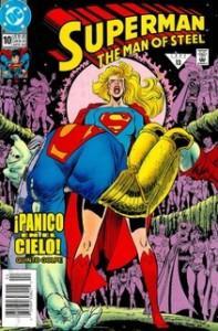 Homenaje a la legendaria portada de la muerte de Supergirl...