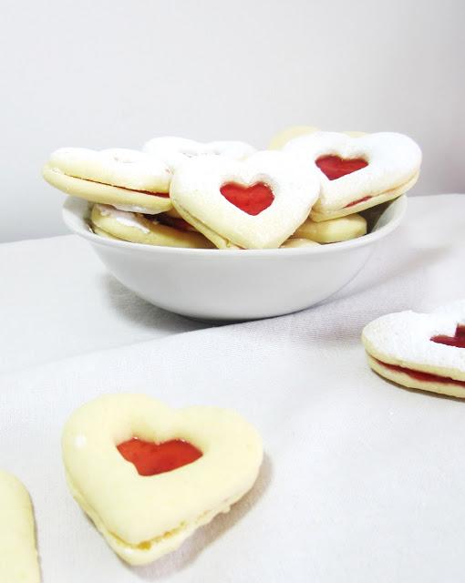 Galletas de Maicena para San Valentín