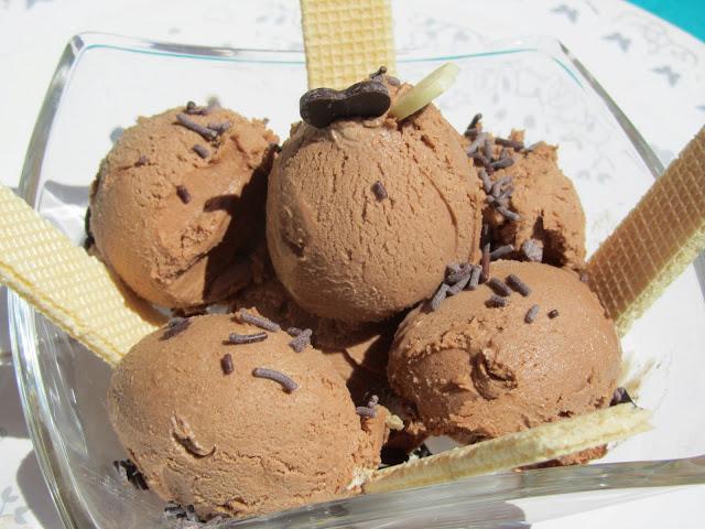 Helado de nutella