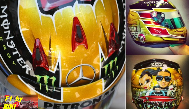 CASCOS ESPECIALES DE LOS PILOTOS PARA EL GP DE MONACO 2013