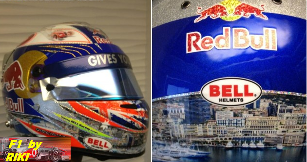CASCOS ESPECIALES DE LOS PILOTOS PARA EL GP DE MONACO 2013