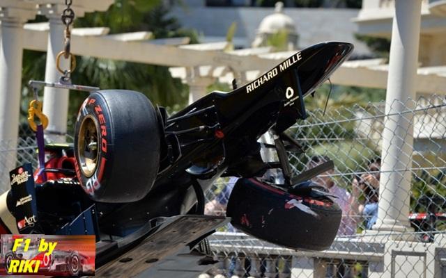 GROSJEAN CHOCA EN SANTA DEVOTA