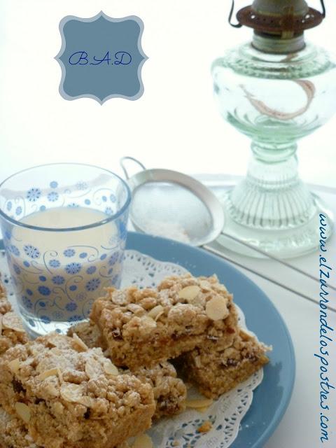 Barritas de Avena y Dátiles