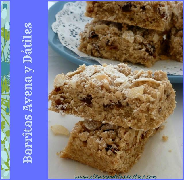Barritas de Avena y Dátiles