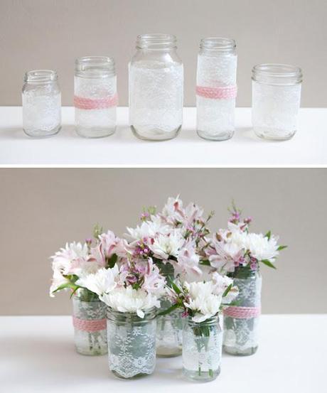 DIY: ¡Decora tus botes de cristal!