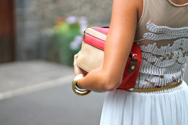 Midi White Dress