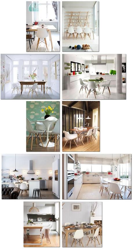 Eames chair for kitchens