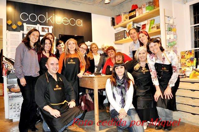 Pastel de puerros y langostinos para Astrid