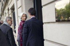 La directora gerente del FMI, Christine Lagarde, llega este 24 de mayo de 2013 a un tribunal de París